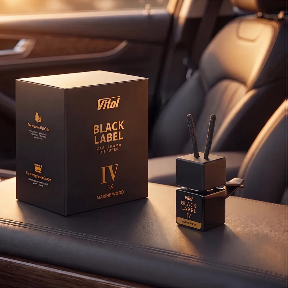 Ароматизатор для авто Vitol Lab Marine Wood, 8 мл
