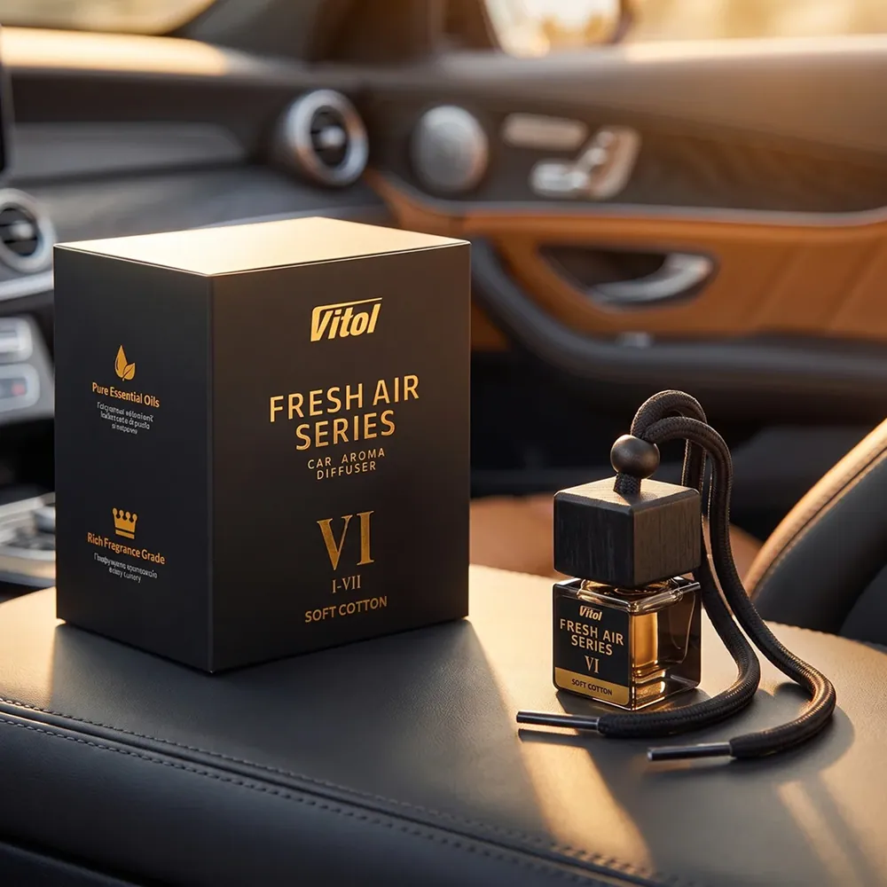 Ароматизатор для авто Vitol Lab Soft Cotton, 8 мл